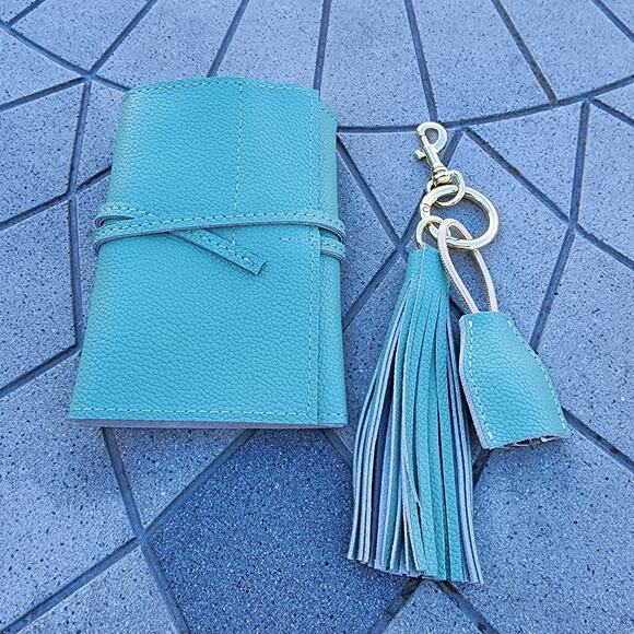 MDBM Leather Tassel USB Charging Cable Keychain Tech Roll Up Set - Picture 9 of 9